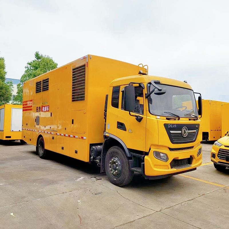Dongfeng 4 Axle 1000KW Mobile Generator Truck