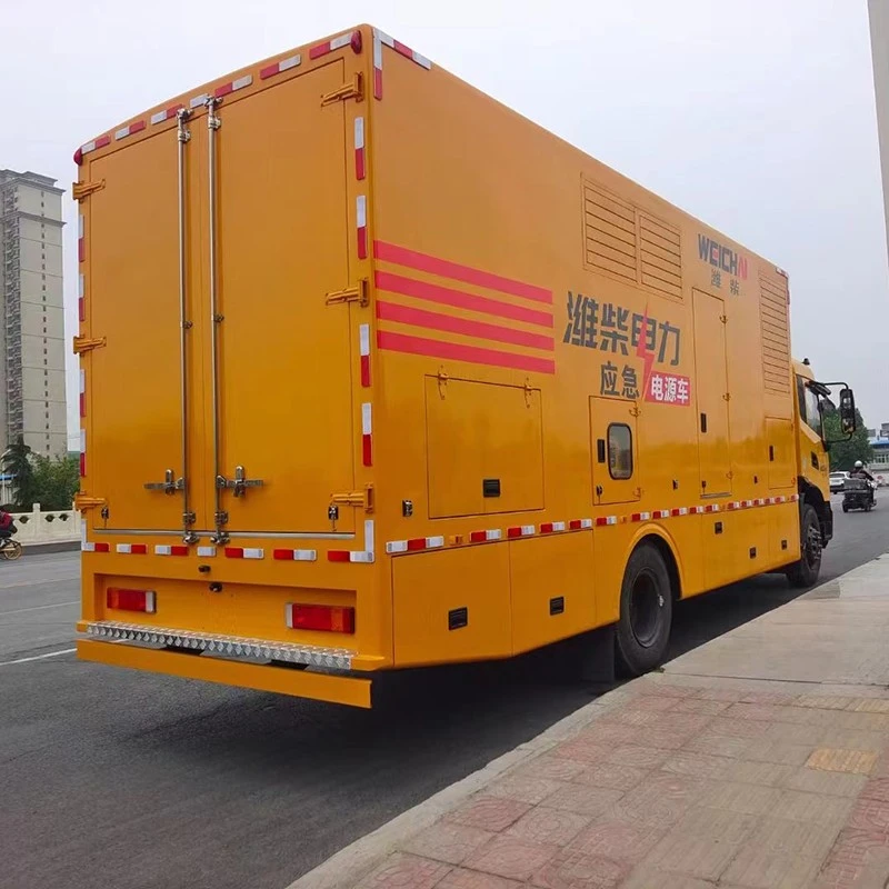 Dongfeng 4 Axle 1000KW Mobile Generator Truck factory