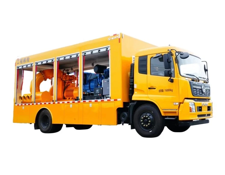 Dongfeng Emergency Flood Drainage Pump Truck factory