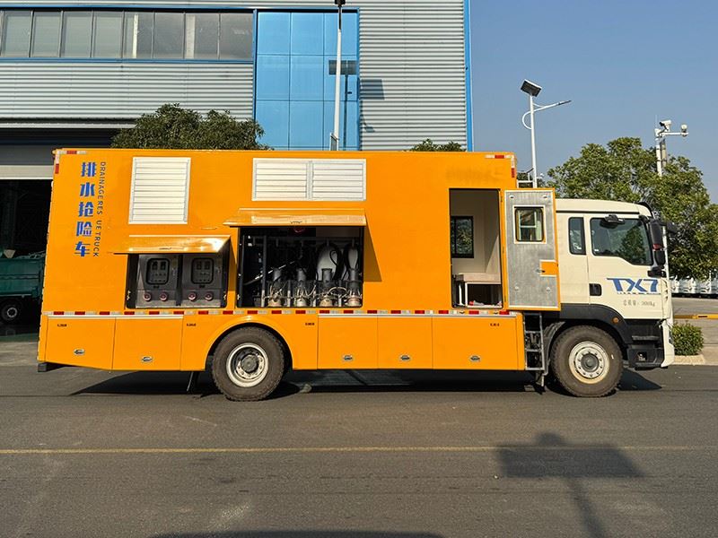 HOWO 4000m³ H Flood Pump Truck high quality