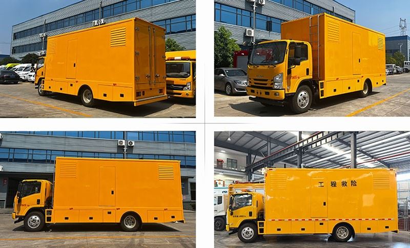 ISUZU 100KW 200KW Mobile Generator Truck price