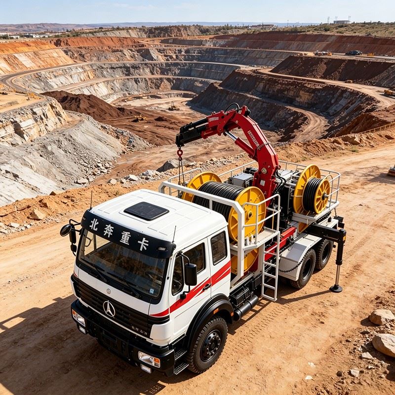 SINOTRUK 6x4 Utility Pole Truck price