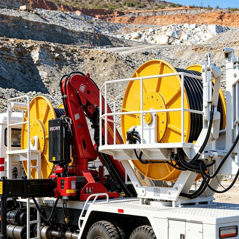 SINOTRUK 6x4 Utility Pole Truck high quality