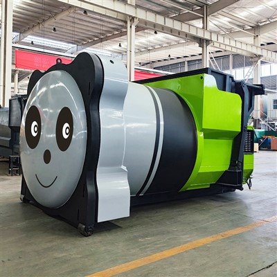 10m³ Mobile Waste Compactor Machine