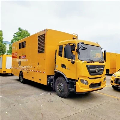 Dongfeng 4 Axle 1000KW Mobile Generator Truck