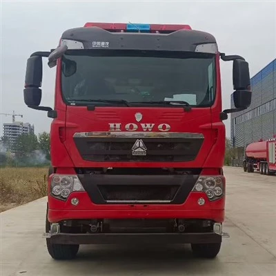 HOWO 25 Ton Heavy Foam Fire Truck
